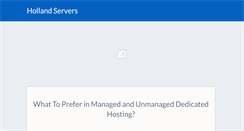 Desktop Screenshot of holland-servers.com